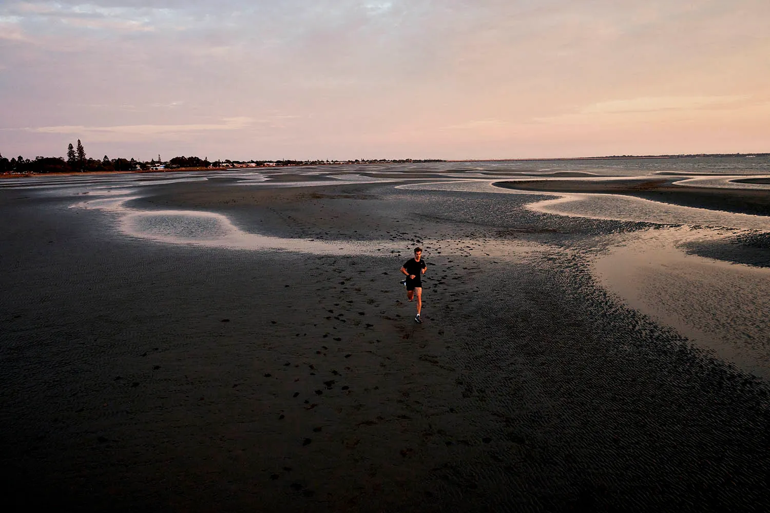 Connor, founder of Onus Athletics, running